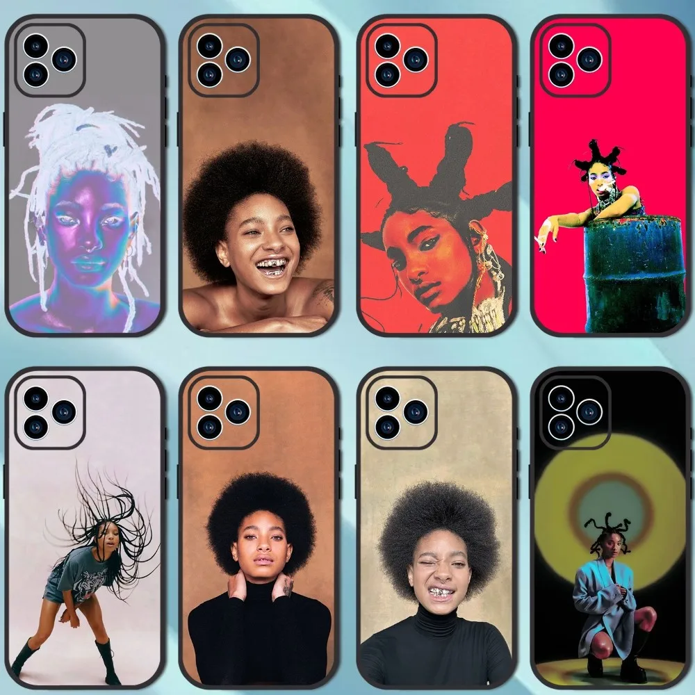 Singer Willow Smith Phone Case For iPhone 13 12 11 14 15 Pro XS Max XR X 8 7 6S 6 Plus Soft Back case