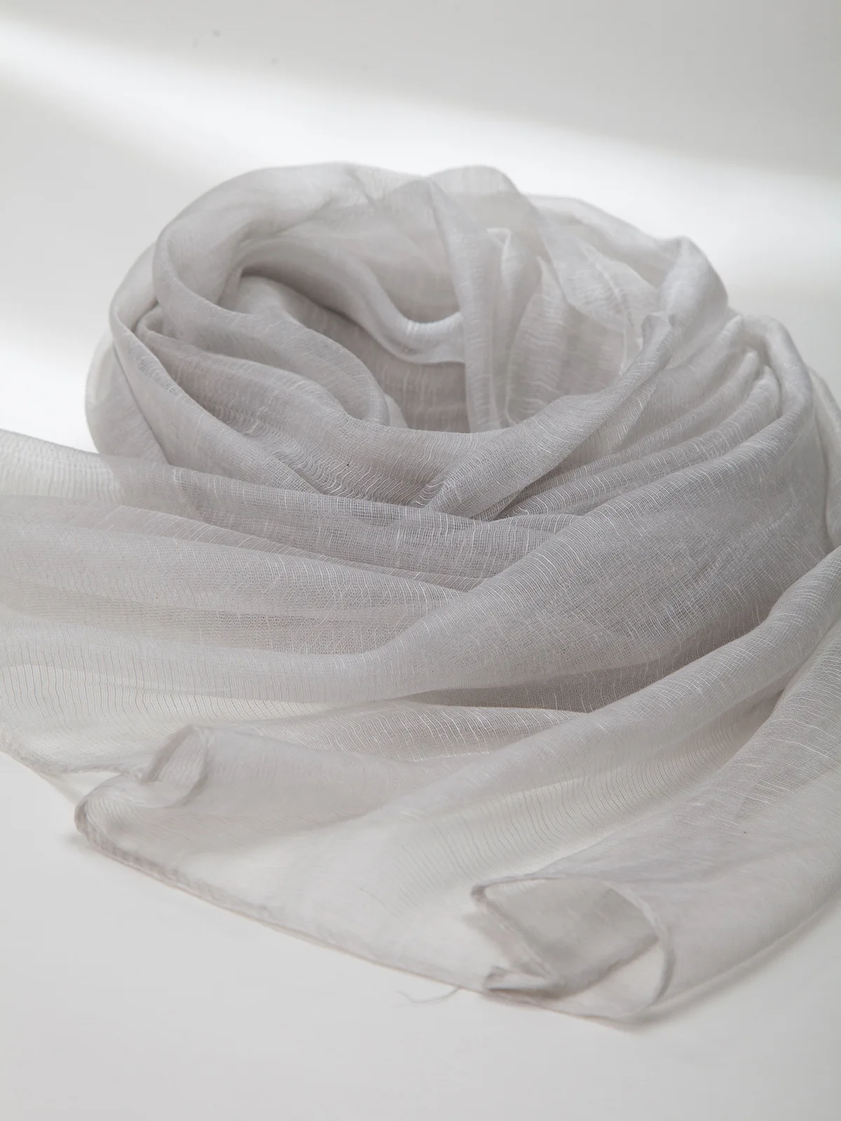 Damen-Organza-Schal, transparenter, durchsichtiger Gaze-Schal, leichter Sonnenschutz-Wickel, atmungsaktiv, modisch, für den Sommer und den Alltag – Detail 22