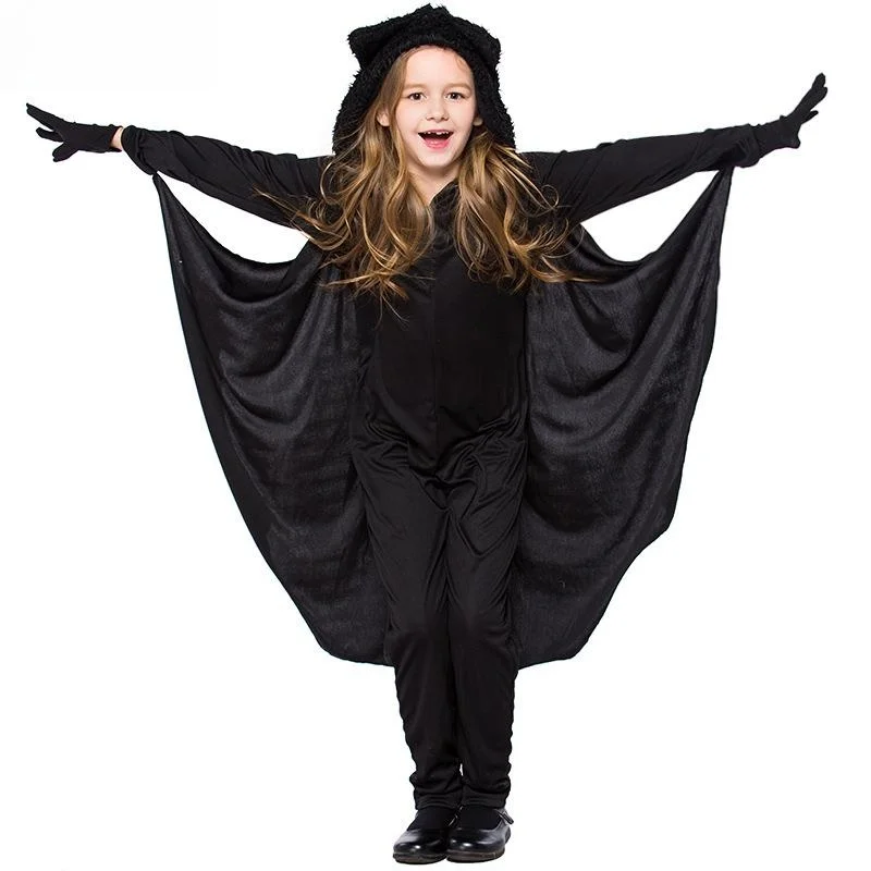 Neutral Children's Performance Suit Onesie Animal Bat Costume loween Outfit Children's Stage Performance Clothes Polyester...