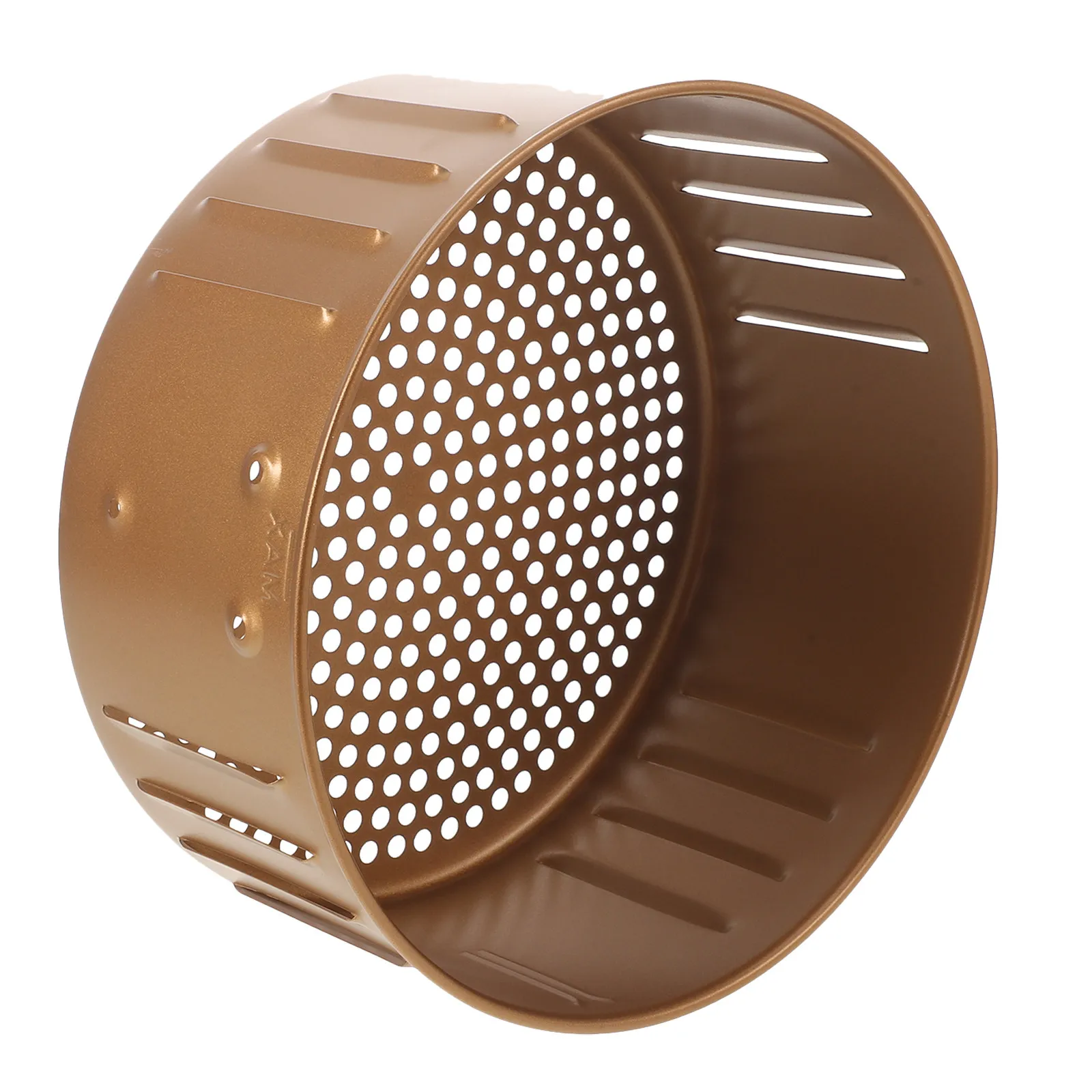 Carbon Steel Air Fryer Basket 8.3x3.7 Inches Round Nonstick Deep Fry Pan Mesh Base Oven Tray for Baking Frying Crisping French - view 5