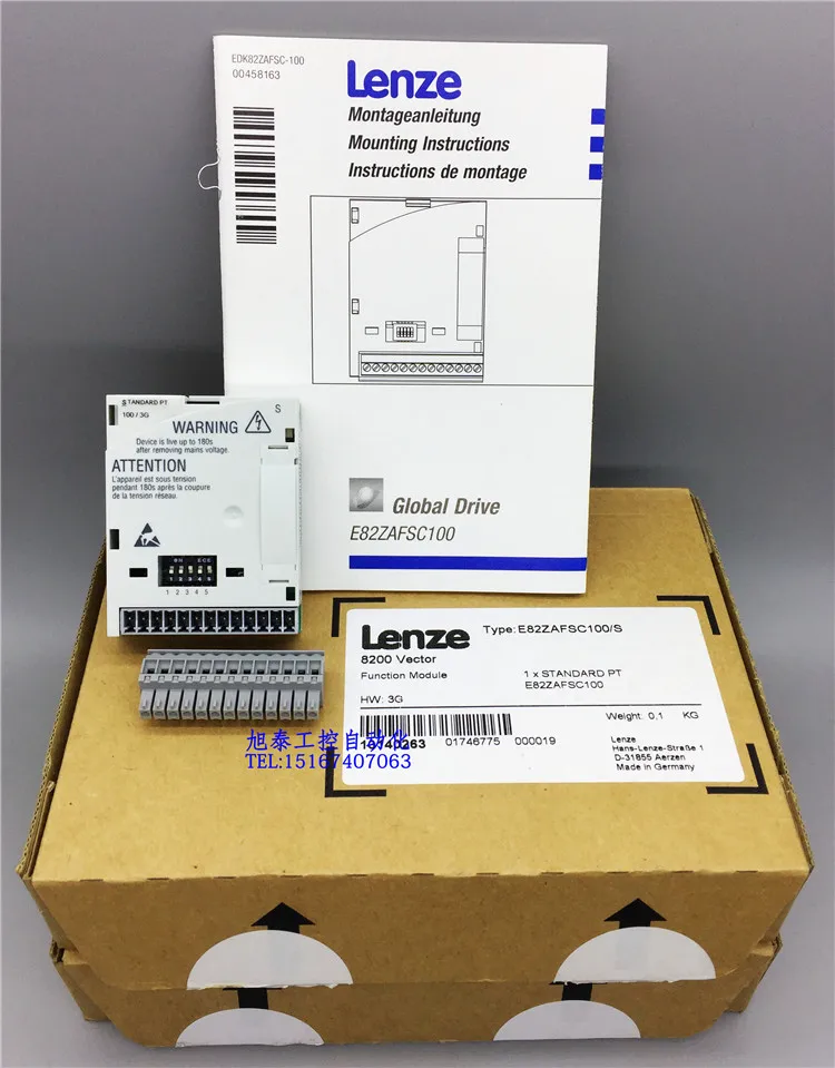 Lenze8200 Series Original New IO Terminal Module E82ZAFSC100/S for Variable Frequency Drive 100% Authentic