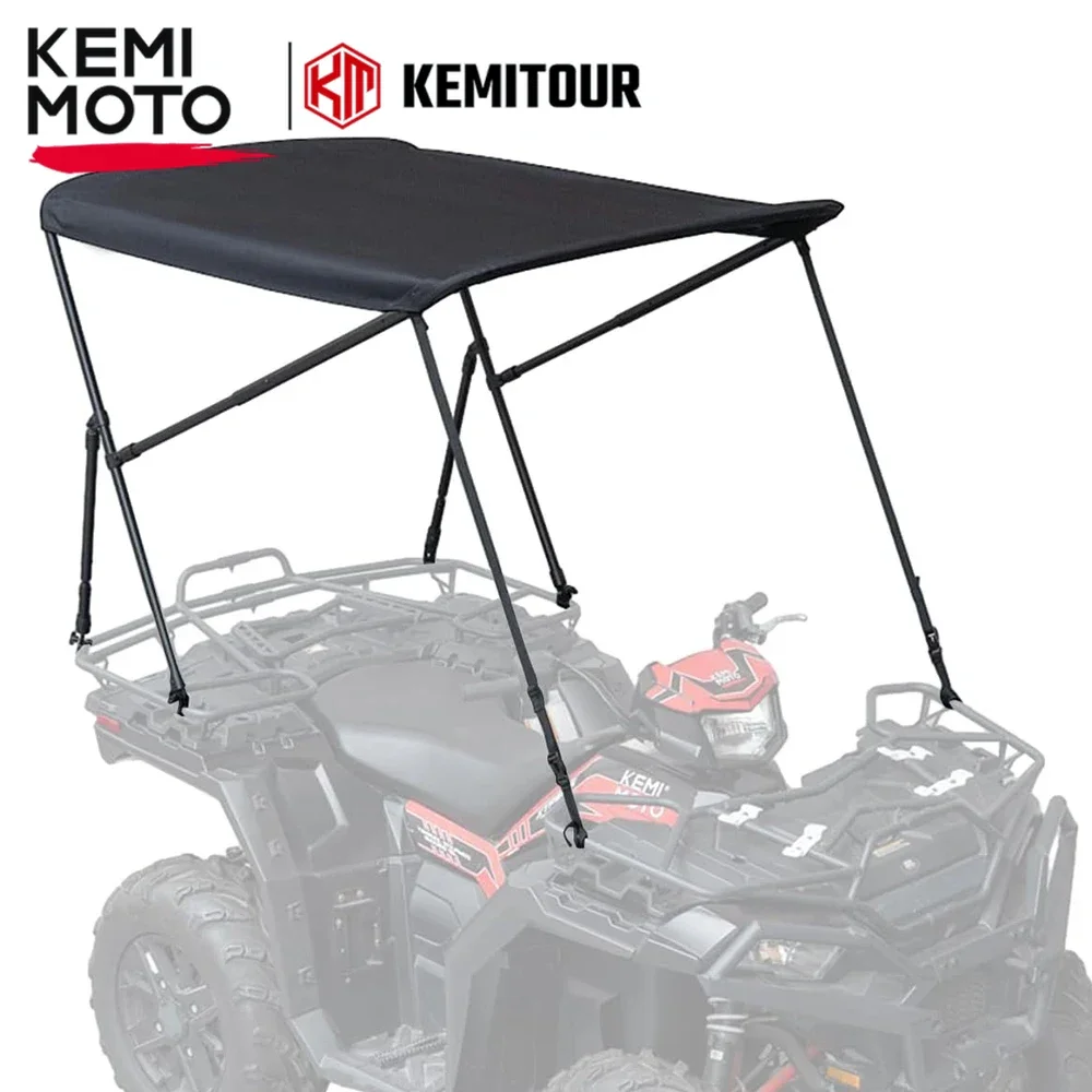 

KEMIMOTO ATV Foldable Sunshade UV 600D Shade Top Shield for CFMOTO CFORCE for Outlander 450 for Sportsman 570 for Yamaha Raptor