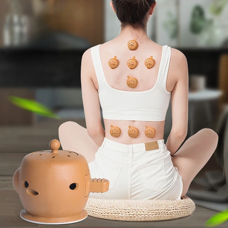 new Moxibustion treasure Moxibustion massage moxa and stickers  moxa boxes Warm moxibustion instrument