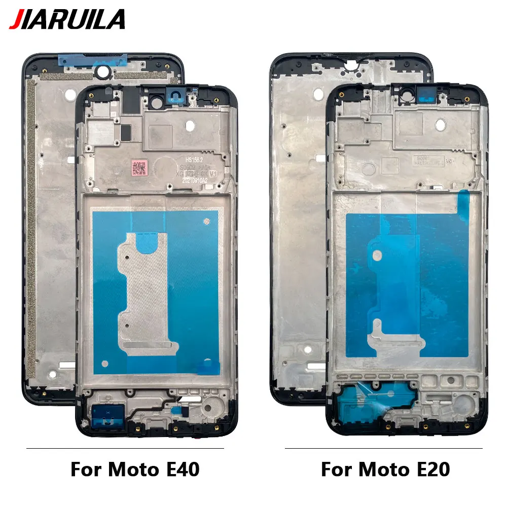 NEW Front Housing LCD Frame Screen Bezel Holder Phone Replacement Parts For Moto E7 Power E6s E6i E6 E5 E4 Plus E40 E22 E20 E13