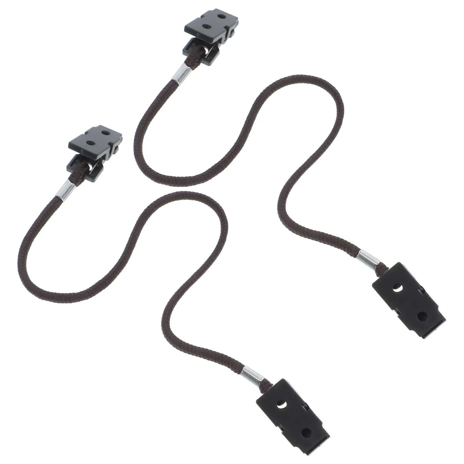 2 шт., ремешок для очков, зажим для шляпы, коричневый ветрозащитный держатель для очков, анти-потерянный ремешок на подбородок, надежная посадка для путешествий, рыбалки, солнцезащитные очки