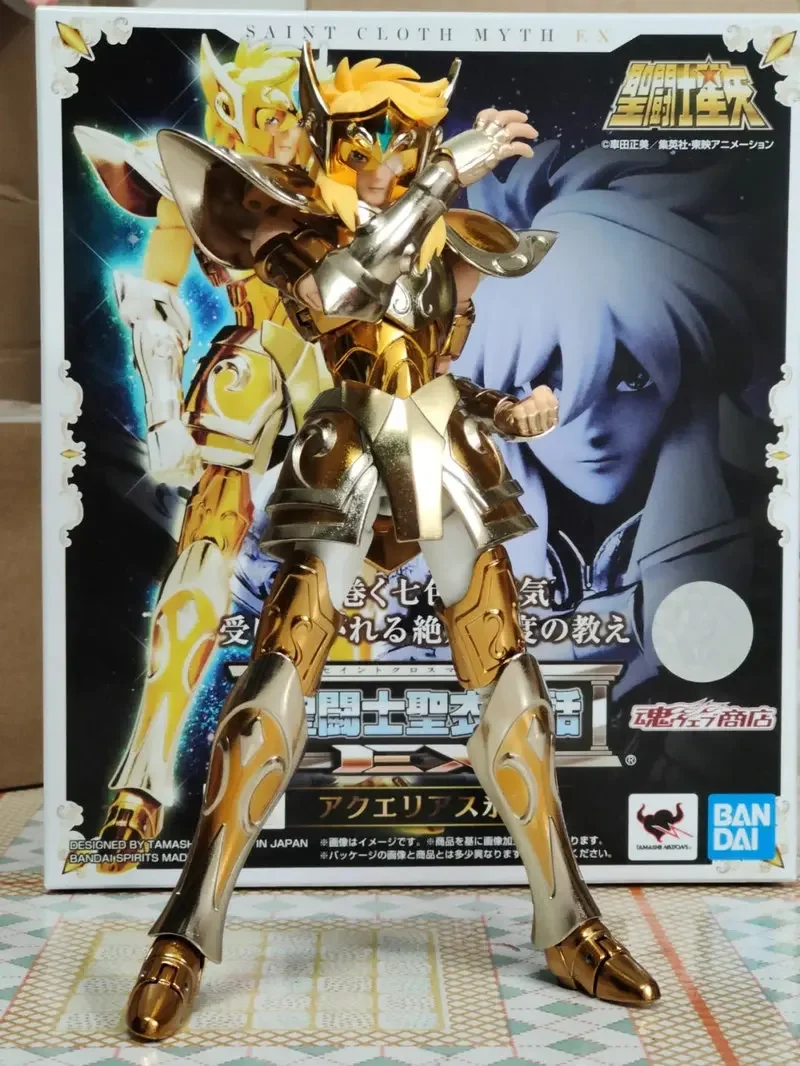 Bandai Saints Holy Clothes Mythical Souls Limited Gold Aquarius Ice Age EX Emperor of Japan Edition Action Figure Model Toy Gift