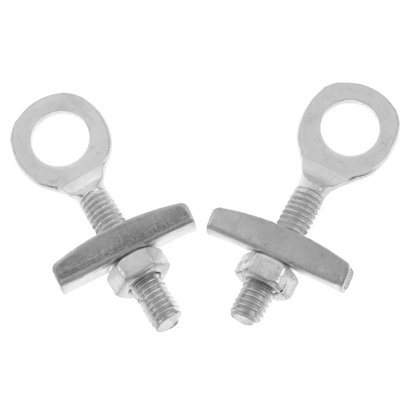 2PCS Fixed Gear Bicycle Chain Adjust Bolt Commuting Bike Chain Tensioner Pull Tight Screw Bolts