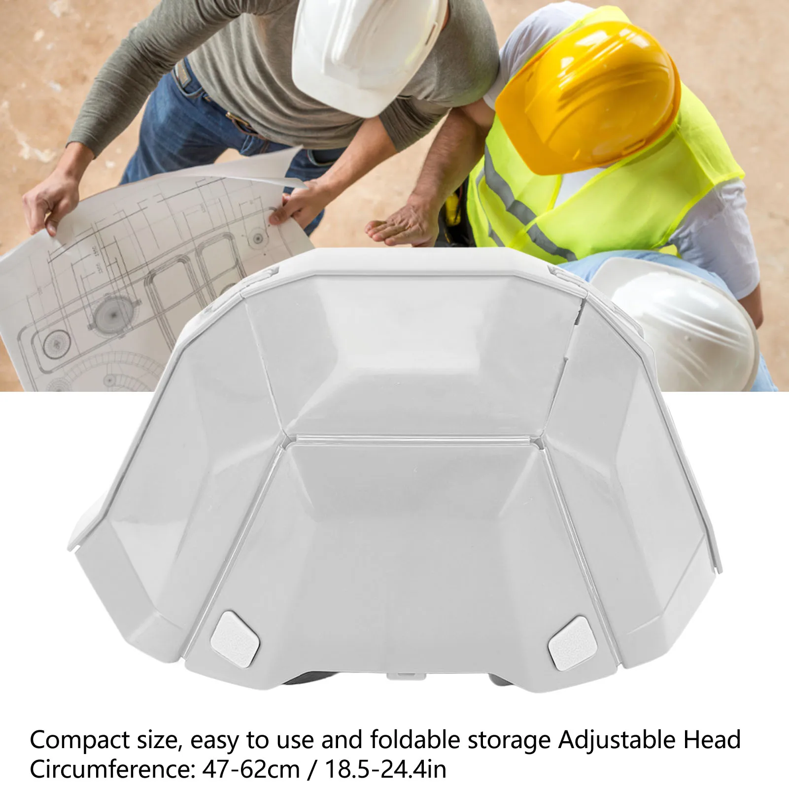 ZK30 Foldable Helmet High Strength Plastic Head Protection Safety Hat for Outdoor Work Sports Travel bump helmet