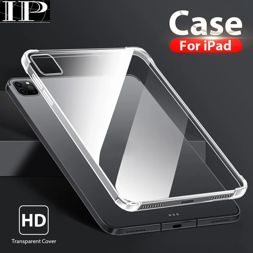 Transparent Case For Ipad Air 5 4 Pro 11 12.9 2022 6th Funda For Ipad 9 9th 10 10th Generation 10.9 Mini 6 2021 10.2 9.7 Cover