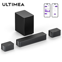 ULTIMEA 320W 5.1 Soundbar for Smart TV,3D Virtual Surround Sound System,Sound Bars for TV with Subwoofer and Rear Speakers