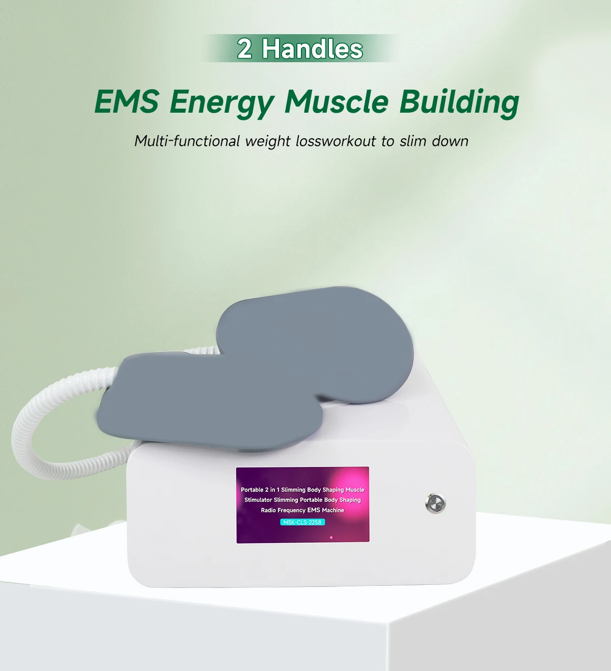 MEISIKANG Elektromagnetische Stimulationsmaschine zur Gewichtsreduktion, Körperformung, Muskelstimulation, Fettabbau und Muskelaufbau – Schönheitsgerät für den Heimgebrauch – Detail 3