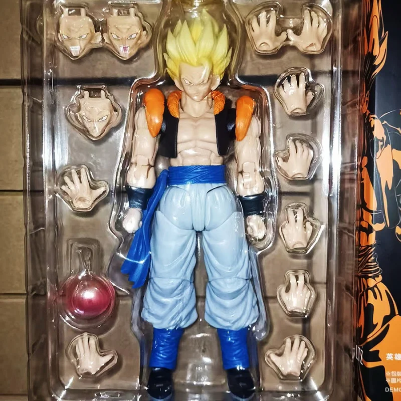 

New Genuine Dragon Ball Gogeta Character Model Toys Joint Mobility Desktop Ornaments Collectibles Holiday Gift In Stock