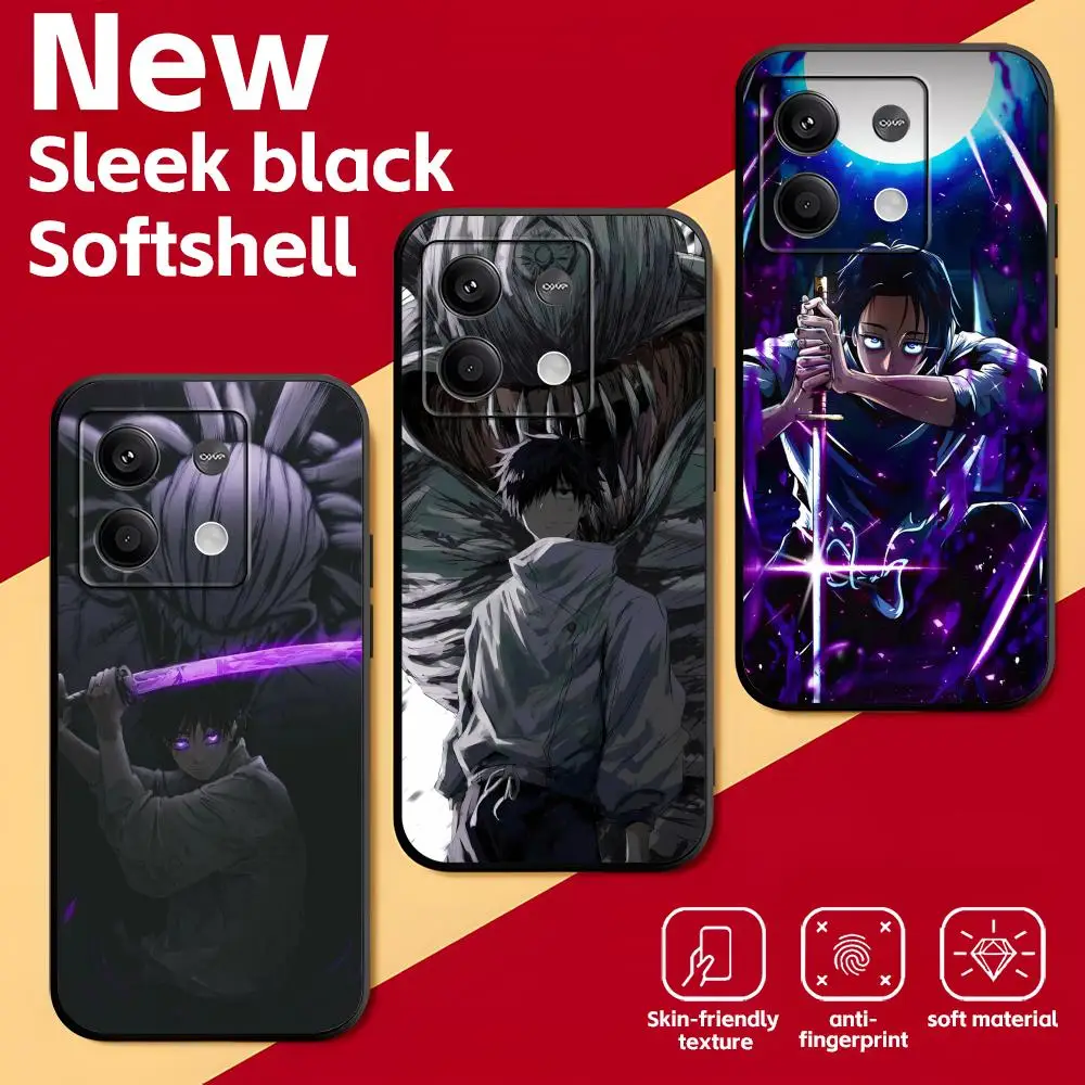Популярный чехол для телефона Jujutsu Kaisen с Ютой Ококосу для Redmi Note 17 15 14 13 12 11 Pro Plus S 5G, мягкий черный чехол.