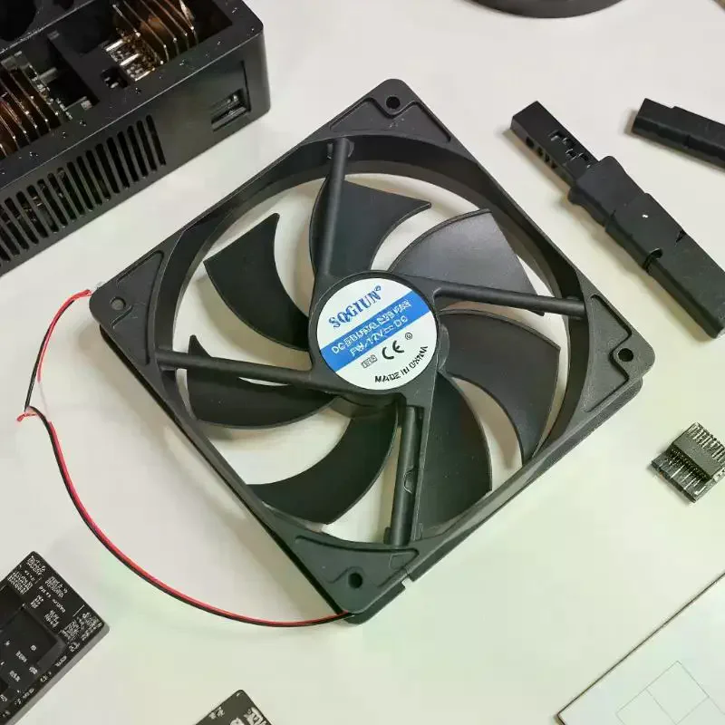 High Speed Cooling Fan: 12025 120x120x25mm DC12V 0.15A 1550rpm Chassis Power Supply DIY