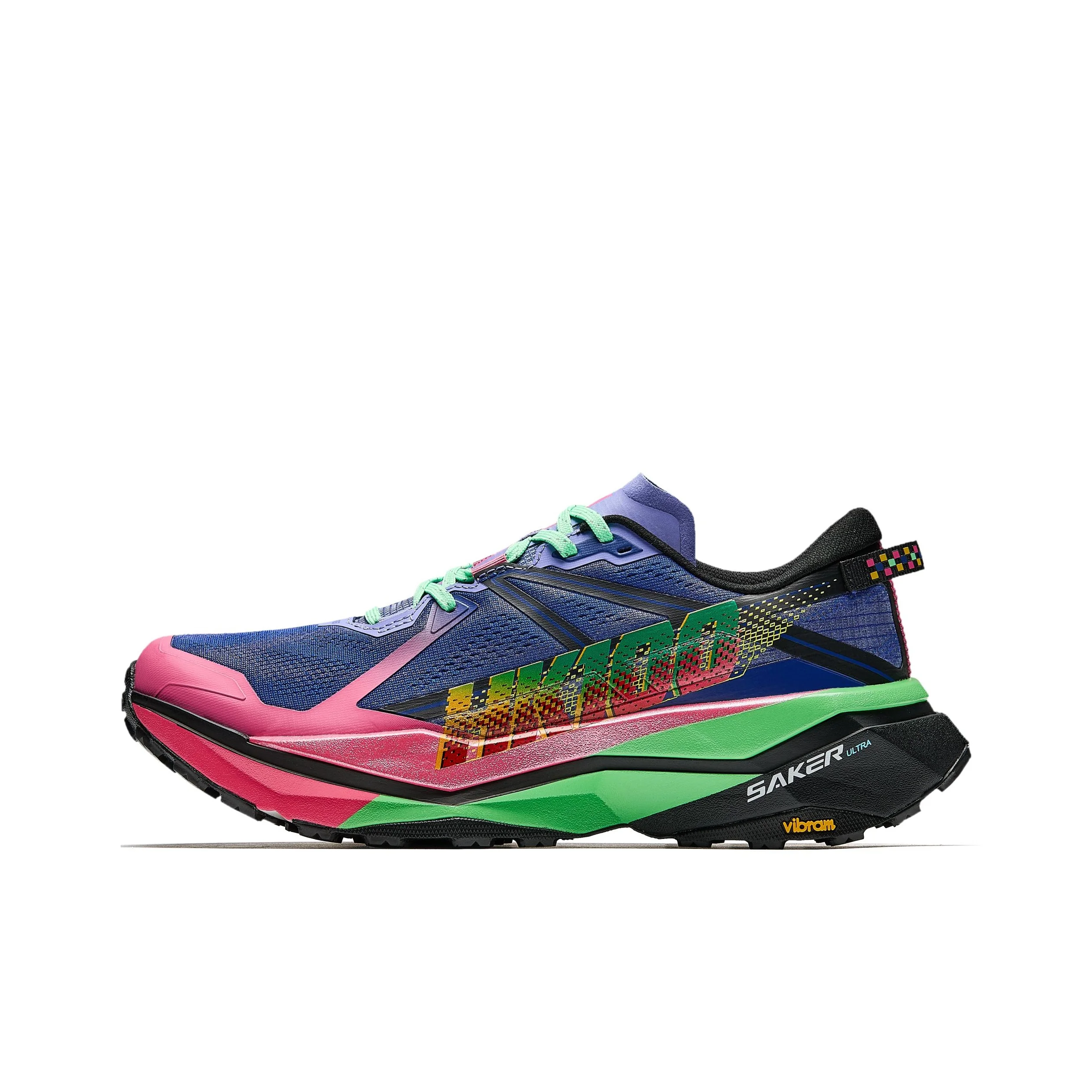 Anta Slip Resistant, Abrasion Resistant, Breathable Low top Casual Running Shoes Women's Blue Pink Green 122515516A-1