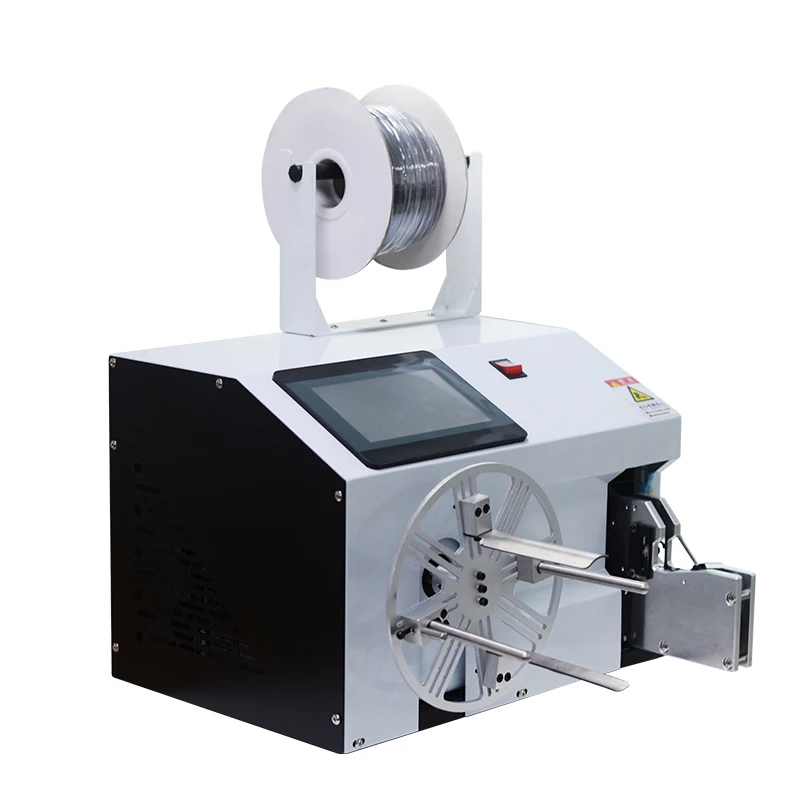 Factory sale save time semi-automatic cable making machine cable winding and binding machine