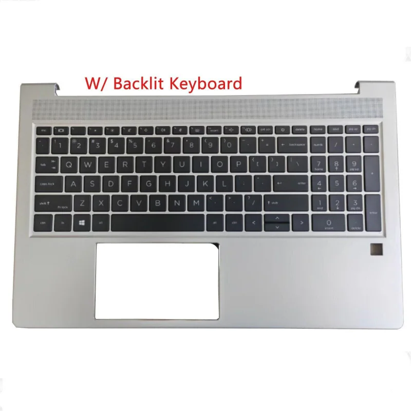 

H New For HP Elitebook 650 G10 Palmrest Upper Case + Backlit Keyboard N45680-001