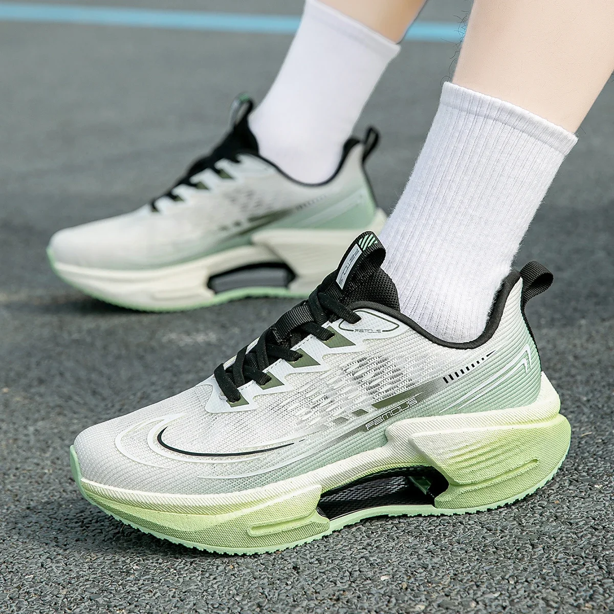 

Fashion New Style Carbon Plate Marathon Shoes Men Casual Sneakers AirCushion Sports Running Shoes Lightweight Breathable Gym