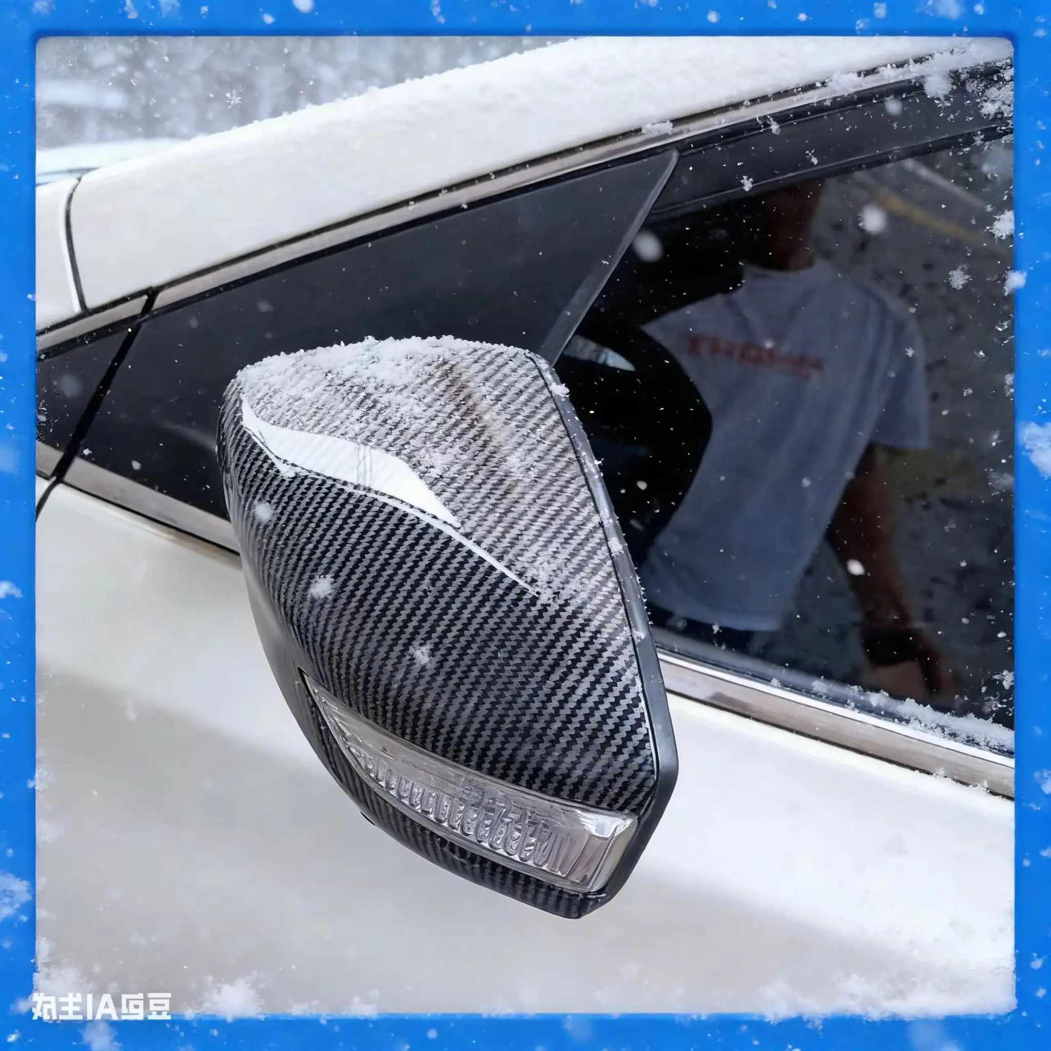 For NISSAN ALTIMA L33 2013-2015 Door Side Rearview Mirror Cover Cap Replace Style Decorative Original Style Car Accessories