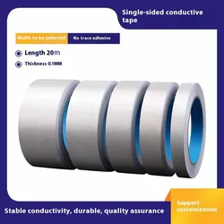 20 Meter Conductive Fabric Cloth Tape Single-Sided Laptop Cellphone LCD EMI Shielding Adhesive Tape