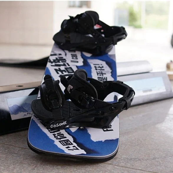 Trampoline Fixture Training Board Snowboard Custom Training Tool with Snowboard Binding
