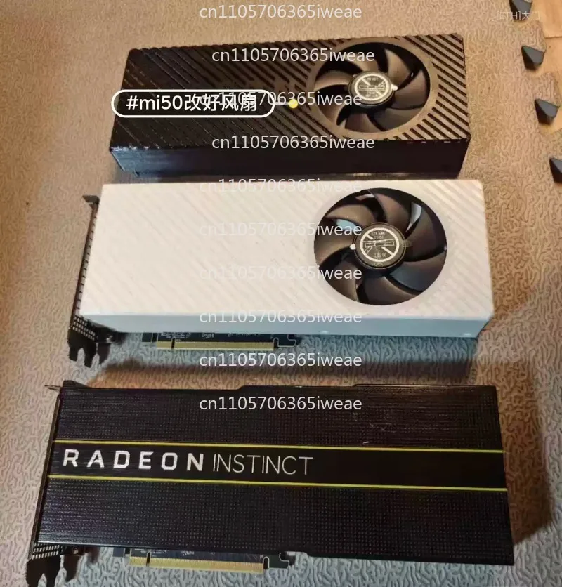 Graphics Card MI50 32gb 16gb Dual 8pin New HBM2 Server GPU Vega20 Chip Game Graphics Card