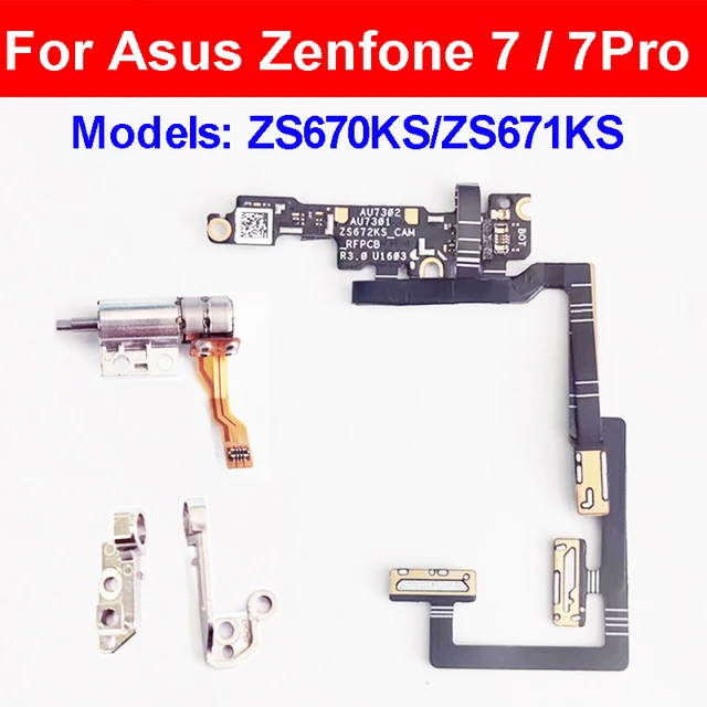 For Asus Zenfone 7 7 Pro ZS670KS ZS671KS Camera Lifting Motor Vibrator Flex  Camera Flipping Connection Board Rolling Over Buckle - AliExpress