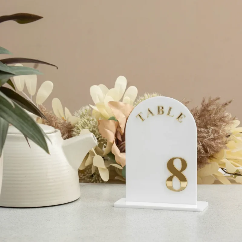 Arch Table Numbers Table Numbers Acrylic Table Numbers Table Number Wedding Centerpieces Luxury Decorations Wedding Table Number