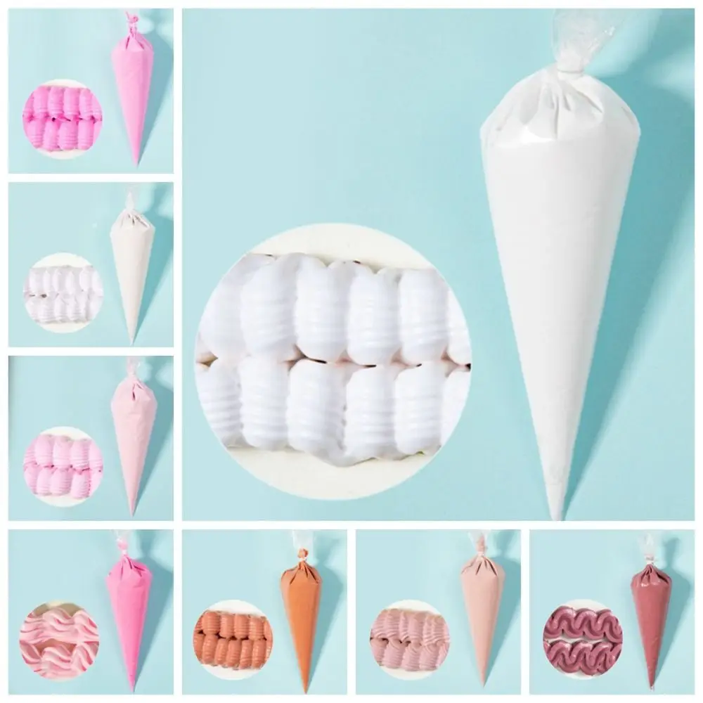 Imitation Cream Glue Fake Whipped Clay Glue Handmade with Nozzle Clay Glue Cream Diy 100g Cream Gum Diy Handmade Material