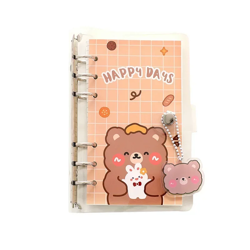 Korean Cute Hand Account Loose-leaf Notebook Set Girl Heart Detachable Coil Book Student Notepads Stationery Back To School