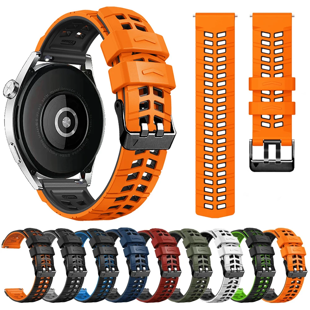 Silicone Strap 22mm Watchband For Xiaomi Mi Watch S1 Pro /S1 Active Color 2/Mi Watch S2 46mm 42mm Wristband Belt Bracelet Correa