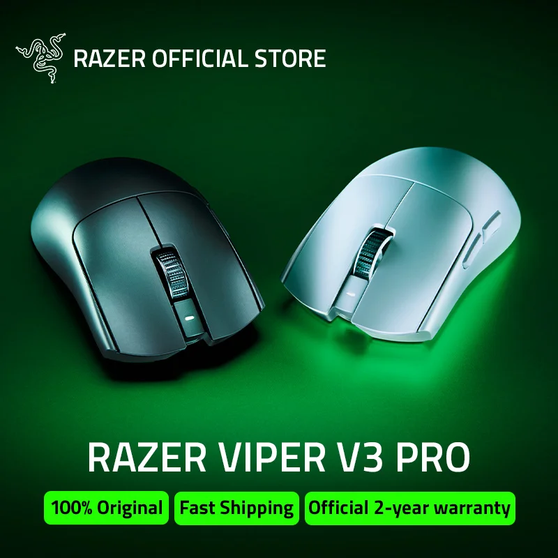 Mouse Sem Fio Razer Viper V3 Pro Leve para Gamers de PC