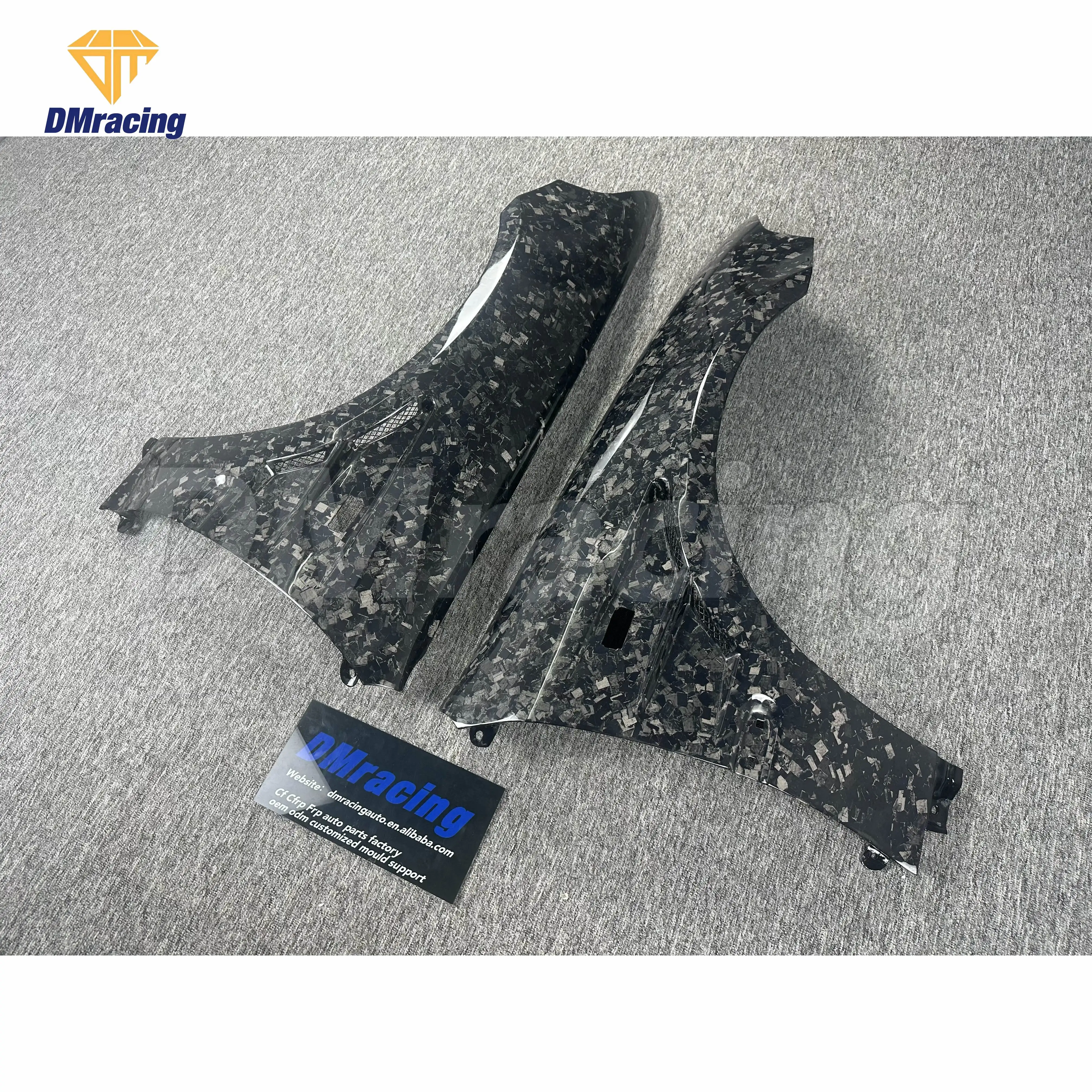 Dmracing Vent Style Forged Carbon Fiber Front Fender for Honda Civic EG 1992-1995 Body Kit view 4