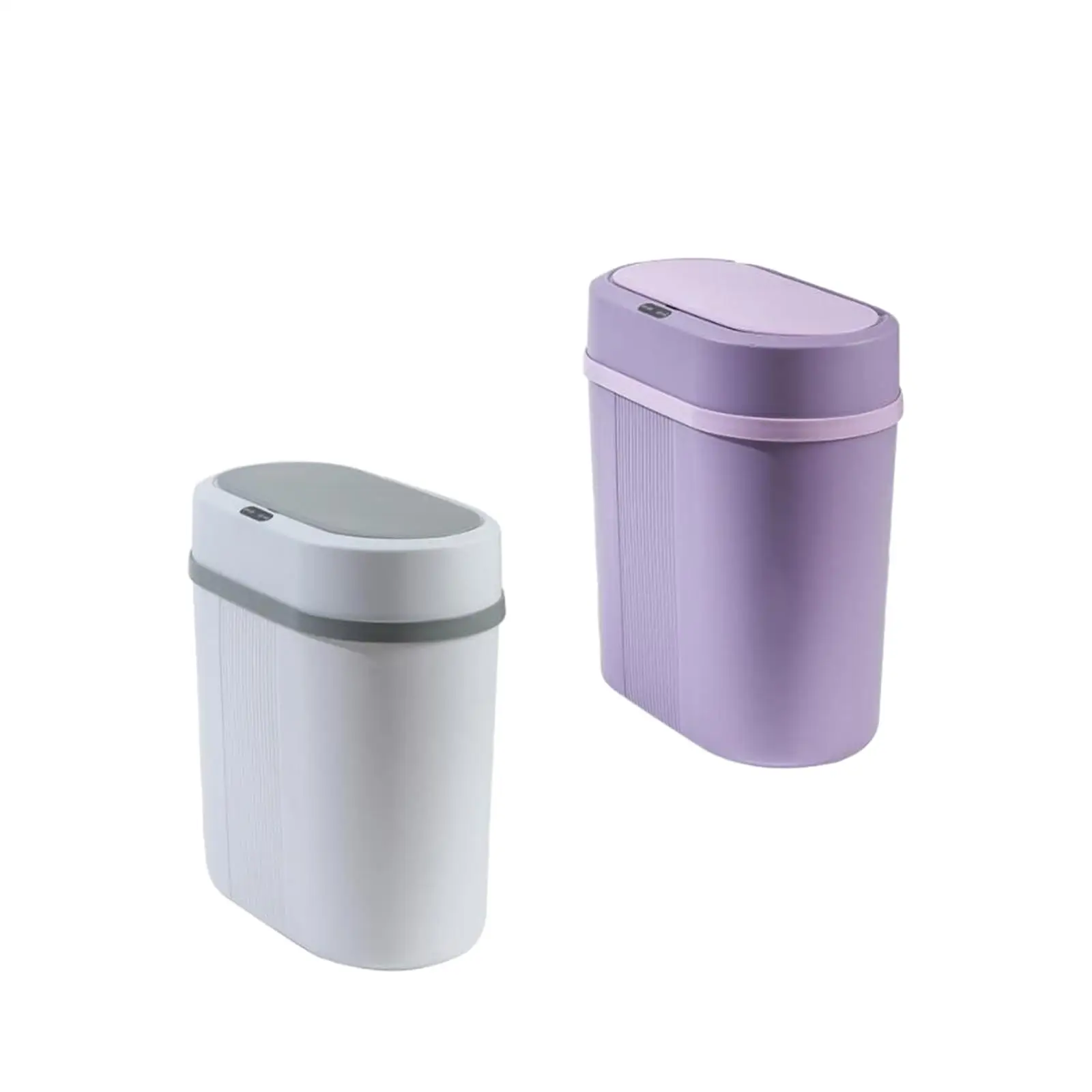 Smart Touchless Garbage Bin 12 Liter Trash Can Sturdy Multifunctional Slim Size Waste Container Space Saving for Bedroom