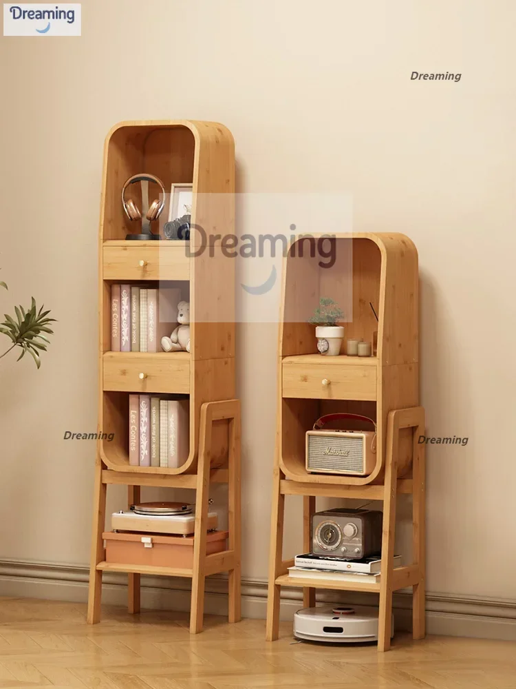 

Shelf Multi-layer storage rack Living room floor bookshelf Sofa side cabinet Wall storage cabinet Kitchen seasoning rack