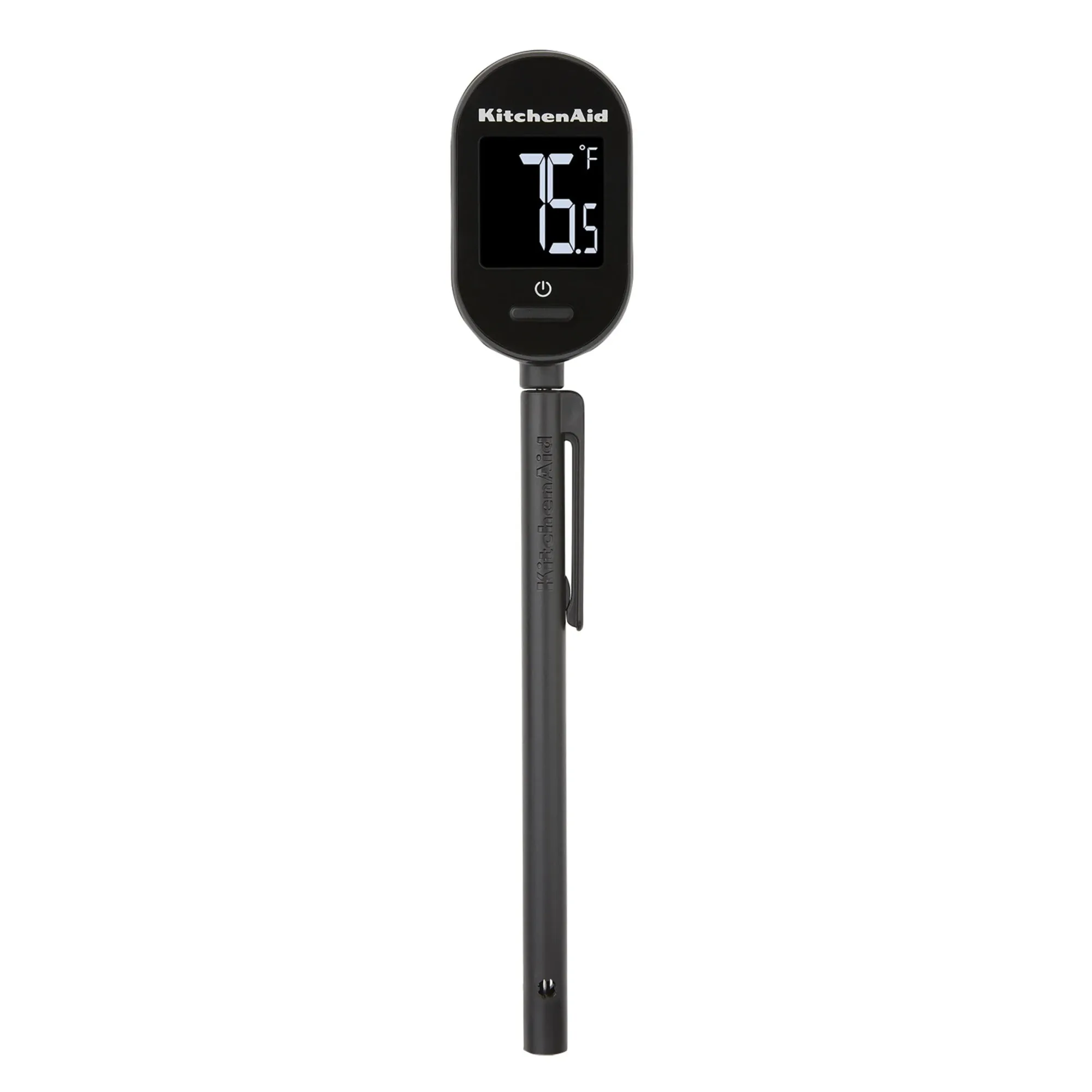 

Backlit Instant Read Digital Thermometer, 1 Inch LCD Display, Black
