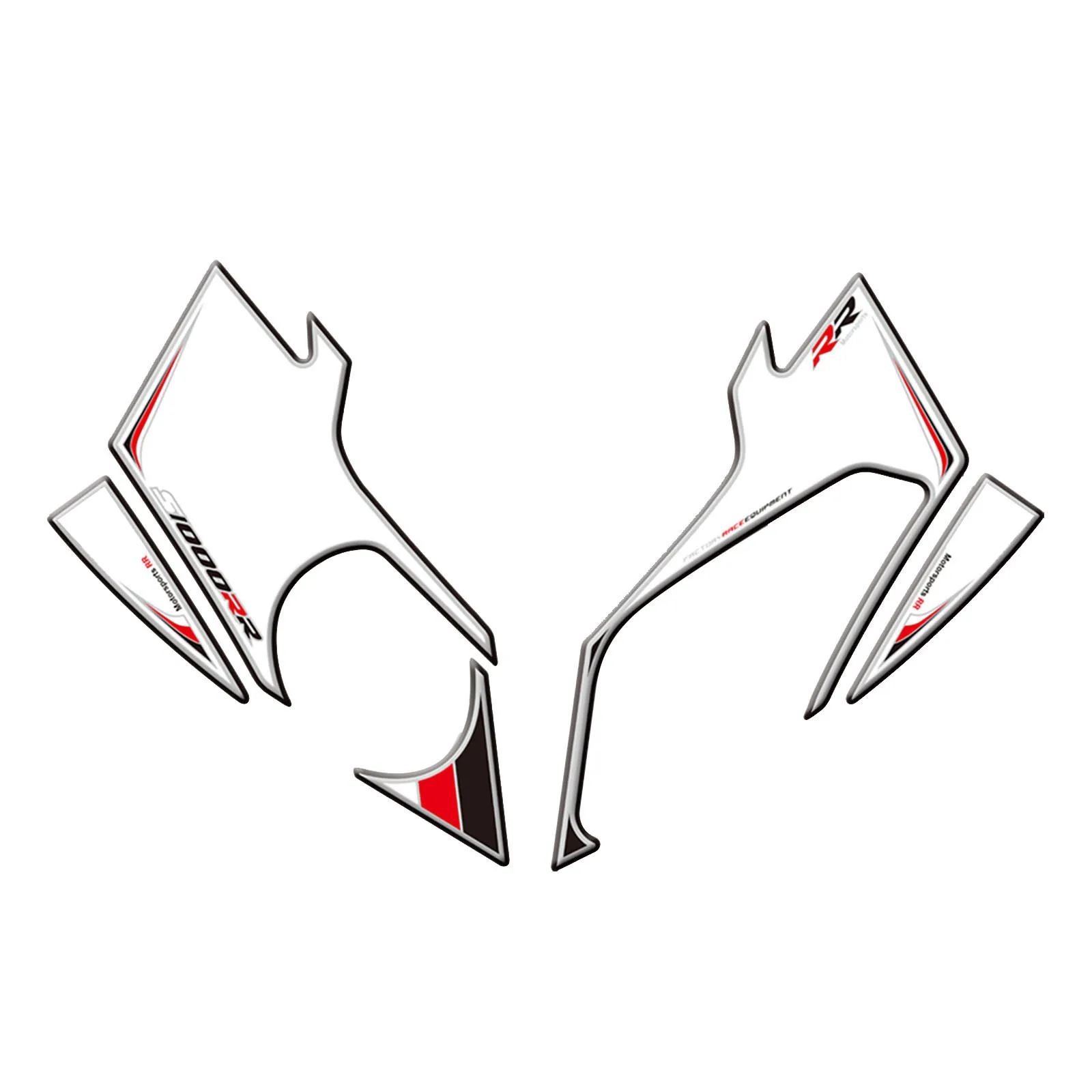 Protège-réservoir adhésif TANKPAD, TANKSCHUTZ, PROTECTION DE RESEVOIR, en résine effet 3D compatible avec BMW S1000R S1000 S 1000 R BMWS1000 BMWS1000R S-1000R S-1000 v8