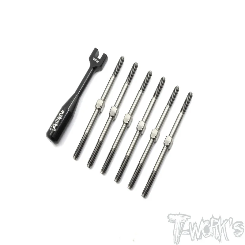 

Original T works TB-173 64 Titanium Turnbuckle Set ( For Xray XB2C 2019 ) Rc part