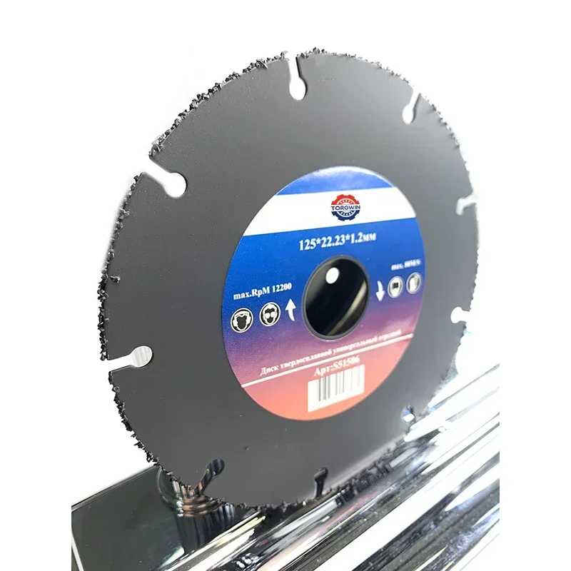 2 Pcs 125mm Diamond Saw Blade Cutting Disc 22.23mm On An Angle Grinder For Cutting Wood/Plastic/Laminate Dry Cutting Work Tool