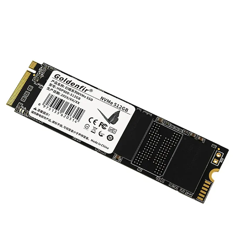 Goldenfir M2 SSD NVMe PCIe 128GB 256GB 512GB 1TB Internal Solid State Drive M.2 2280 Disk