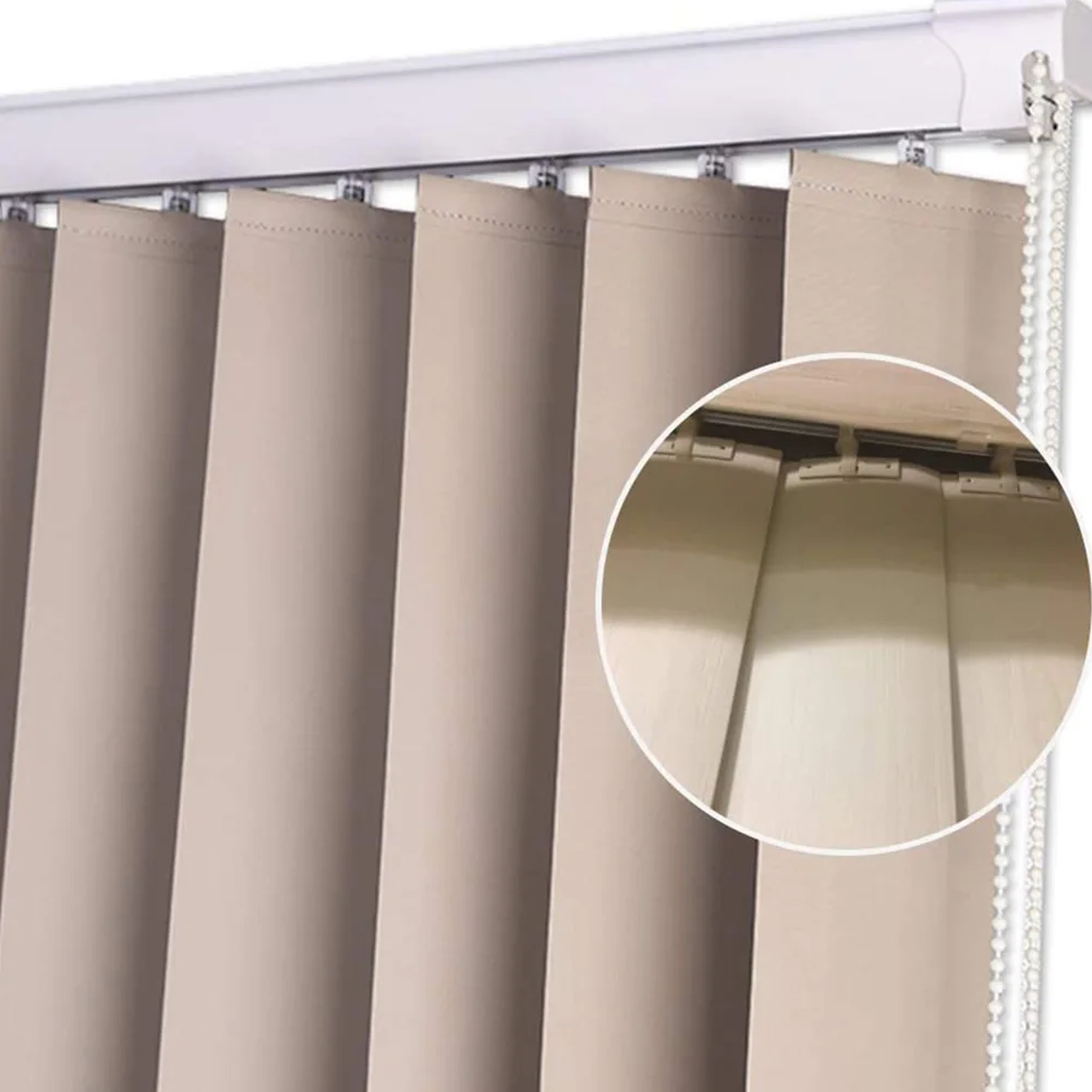 12 Pcs Curtain Repair Blade Vertical Blind Solutions Metal Blinds Slat Clip Hole Tab Iron Vane Saver