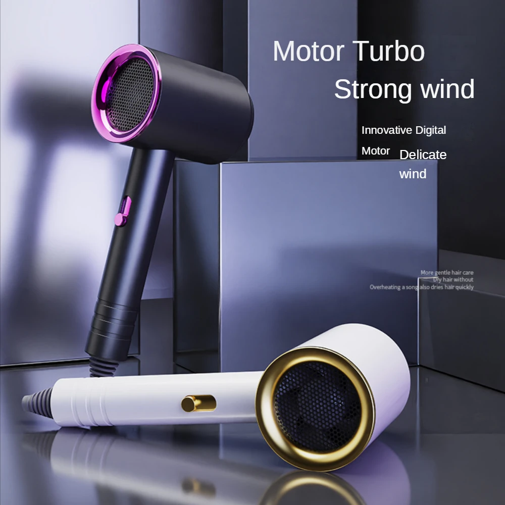 

Hair Dryer High-Power Blue Light Anion Hair Dryer Household Hair Care Tube Student Dormitory Hammer Heating and Cooling Air 800W