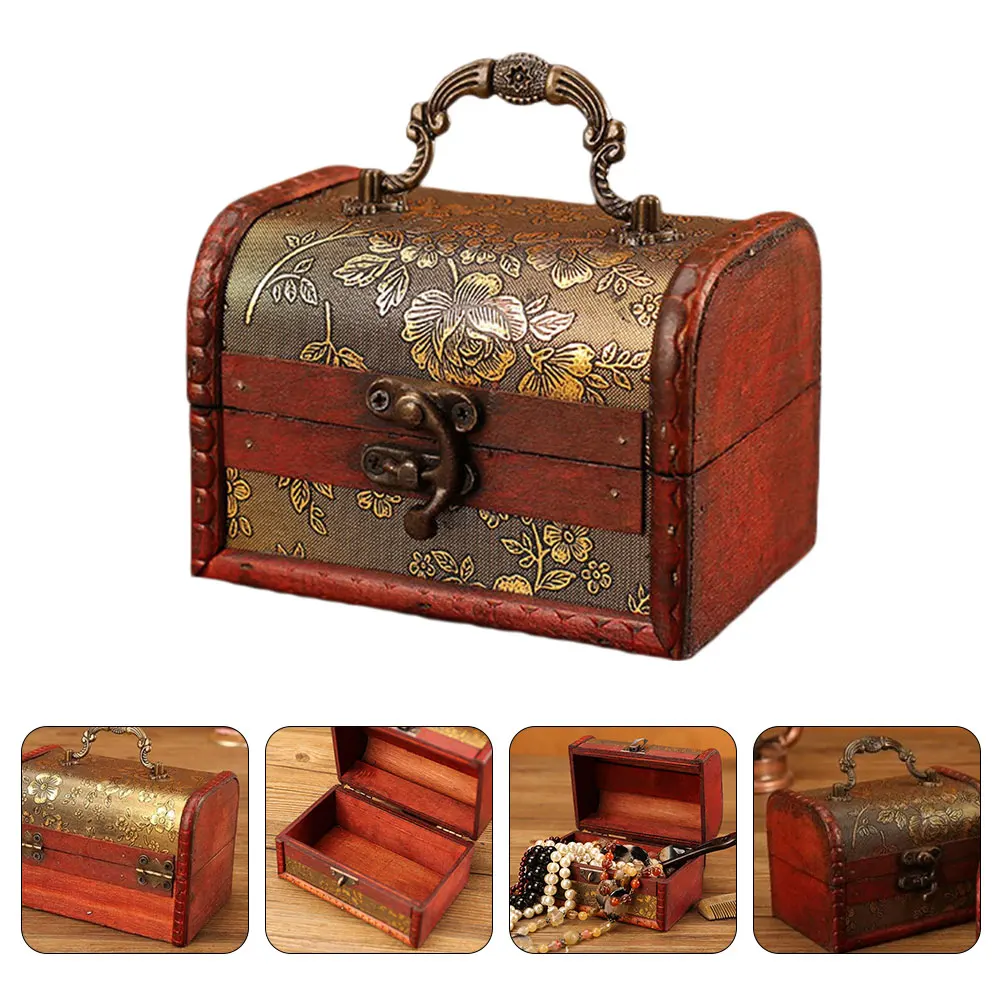 

Wooden Jewelry Premium Material Beautiful Appearance Ideal Biscuit Chocolate Gift Storage Vintage Wood Box Home Decor Small