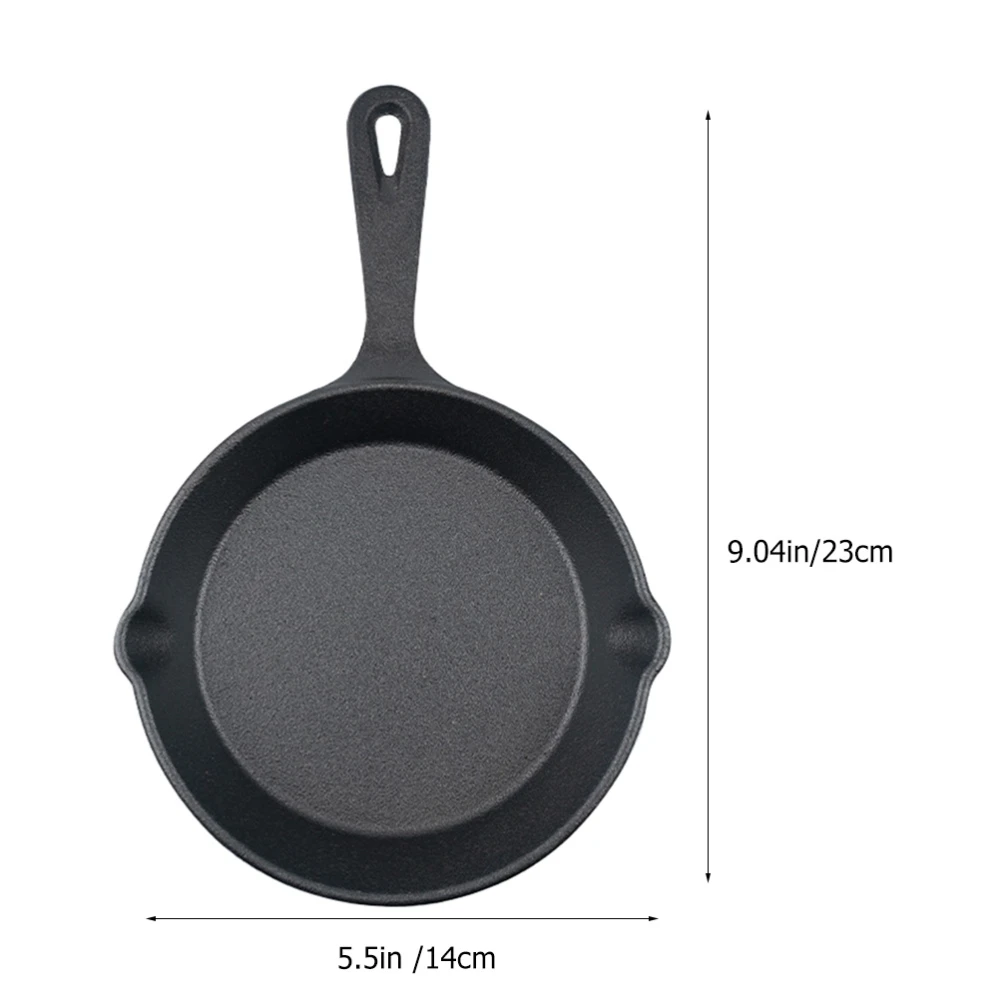 Pan Iron Cast Frying Egg Steak Cooker Pot Mini Enamel Saucepan Steak Steak Cookers Maker Cookware Omelet Sandwich Waffle Grill