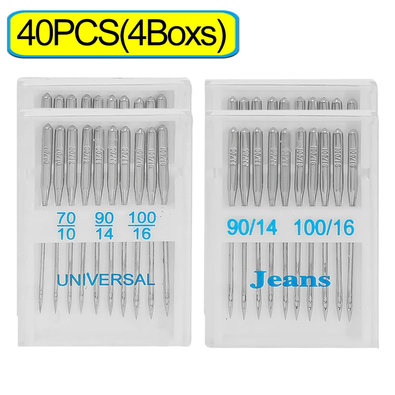 Household Sewing Machine Needles, 100/20PCS Sharp Universal