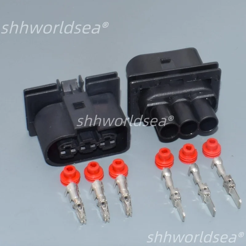 3 Pin 1J0 906 443 1J0 906 233 FOR Volkswagen Jetta Electronic Fan Plug Radiator Plug Terminal Plug  female male connector
