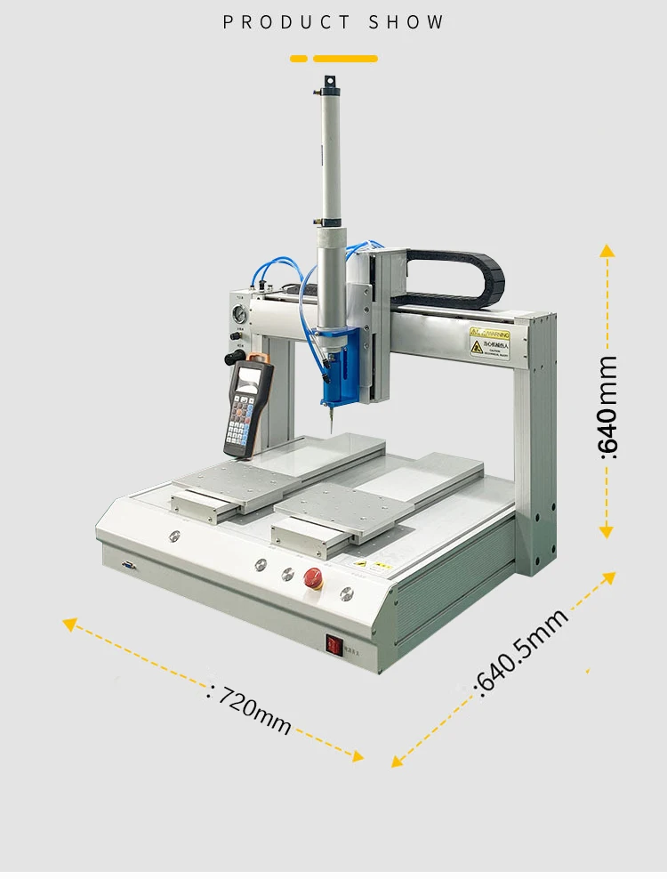 5331Rtv Silicone Liquid Automatic Glue Dispensing Machine Auto 4 Axis Robotic Gluing Machine High Viscosity Dispensing Machine