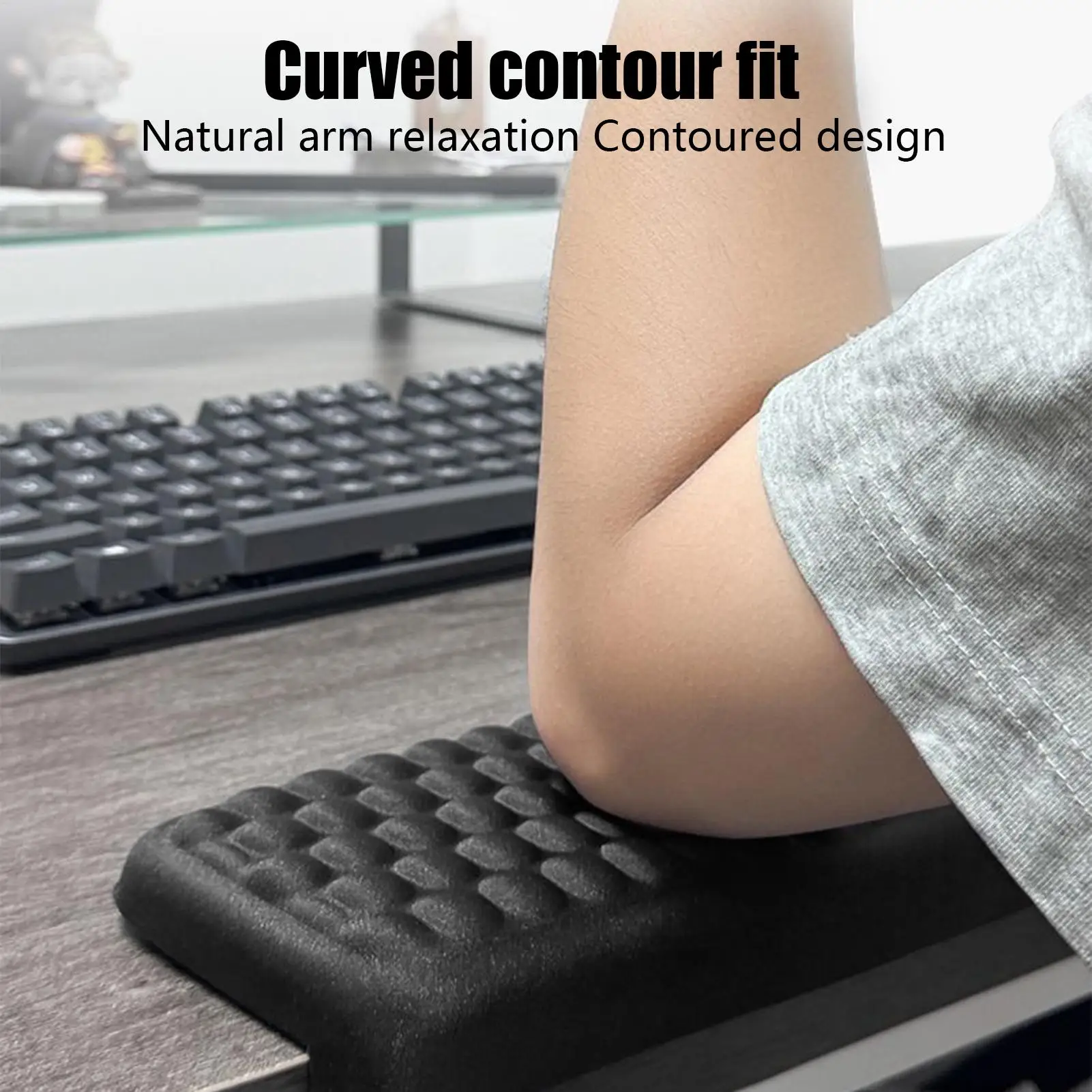 

Keyboard Hand Rest Pad Comfortable Typing Pad Comfortable Support Soft Cushion For Work From Home Laptop Setup Computer Lab Game