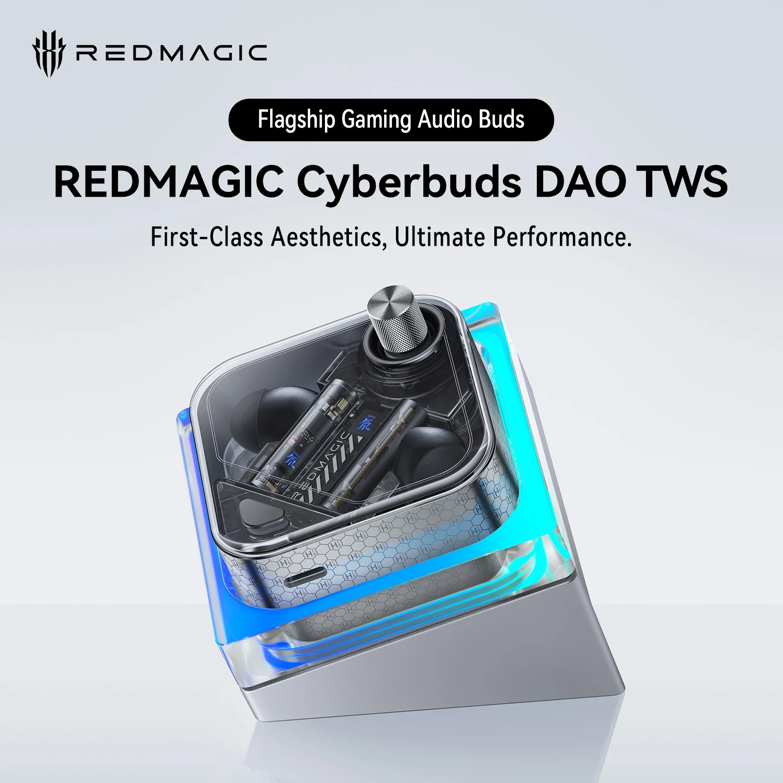 Nubia RedMagic DAO TWS MagicSound Gaming Earphone Wireless Bluetooth Battery Life BT 5.3 Active Noise Reduction 48dB Audio