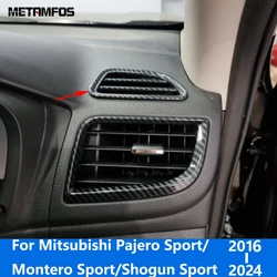 For Mitsubishi Pajero/Montero/Shogun Sport 2016-2022 2023 2024 Front Upper Air Vent Outlet Cover Trim Decoration Car Accessories